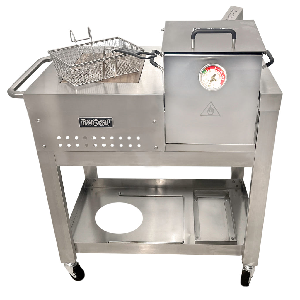 Bayou Classic Stainless Bayou Fryer Workstation