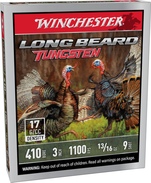 Winchester Ammo LBT4139 410 Gauge 3" 13/16 oz 9 Shot 5 Rounds