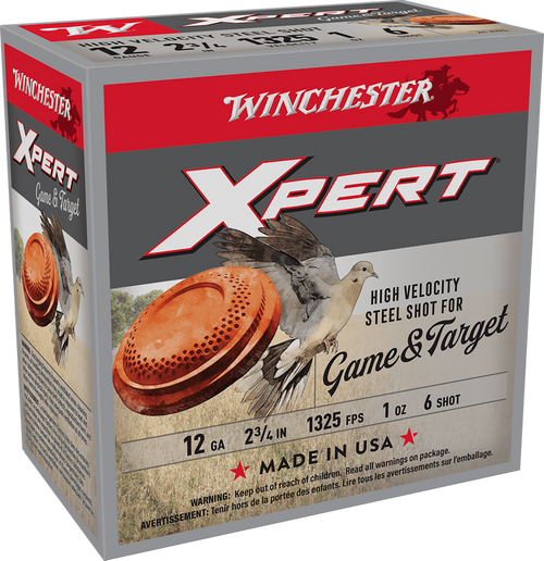 Winchester Super-X 12 Gauge 2 3/4" Shotshells 1 oz #6 Lead Shot 25 Round Box